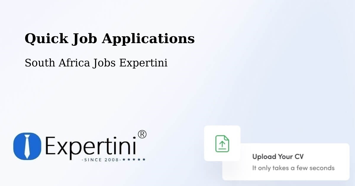Quick Job Applications - South Africa Jobs Expertini